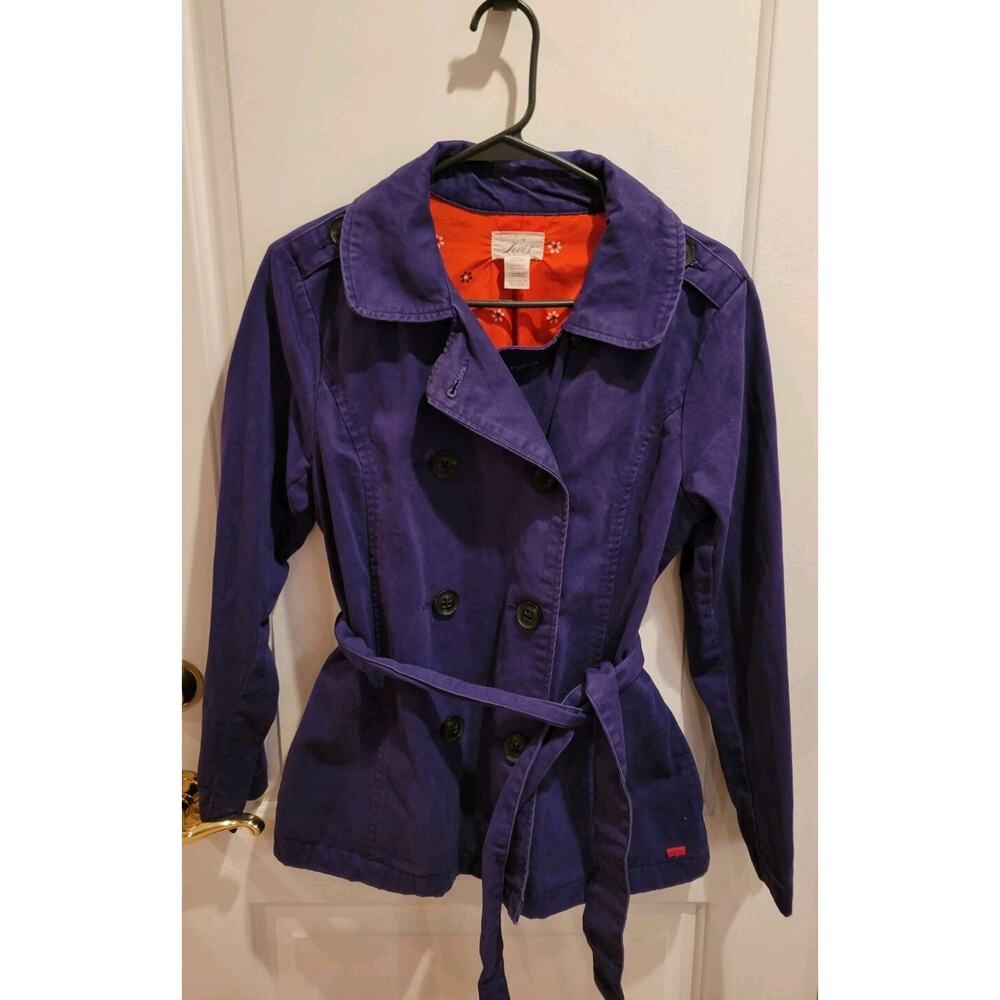 Levi's Double Breasted Blazer Style Jacket Women's Sz M Vintage Retro Gorpcore